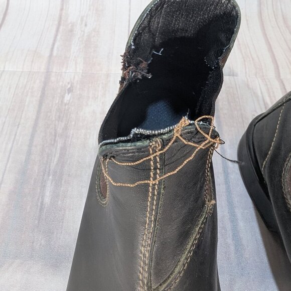 Blundstone #500 Stout Brown Leather Chelsea Boots - Men's Size 10 - Picture 7 of 15